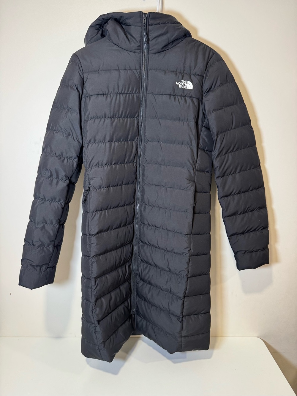 The North Face Aconcagua Insularted Down Long Parka In Black Women's Size Small